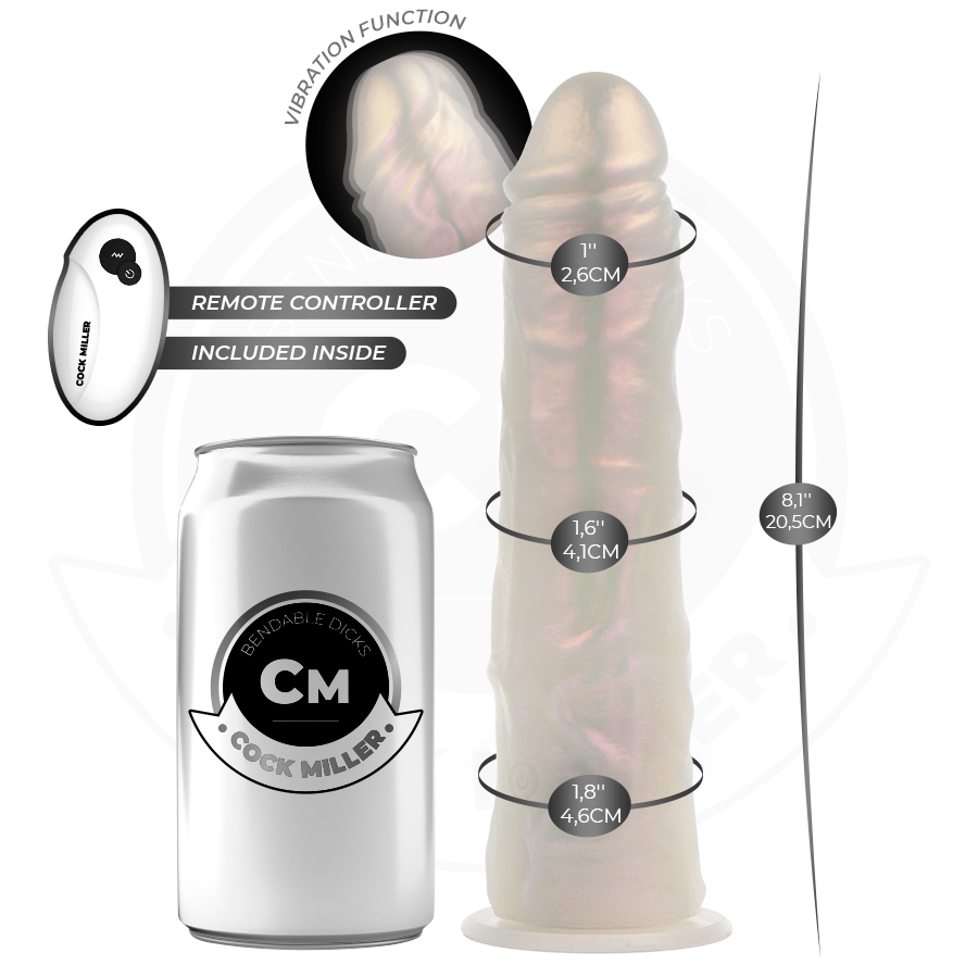 COCK MILLER Dildo mit Vibration, Licht & Saugnapf love-union.de COCK MILLER Dildo mit Vibration, Licht & Saugnapf love-union.de