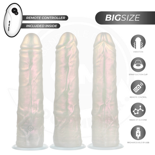 COCK MILLER – Realistischer Dildo mit Saugnapf, Licht & Vibration - Love-Union.de