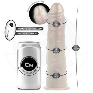 COCK MILLER – Realistischer Dildo mit Saugnapf, Licht & Vibration - Love-Union.de