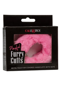 CalExotics - Playful Furry Cuffs – Verstellbare Handschellen mit Fell - Love-Union.de