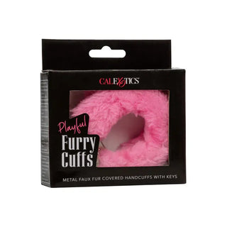 CalExotics - Playful Furry Cuffs – Verstellbare Handschellen mit Fell - Love-Union.de