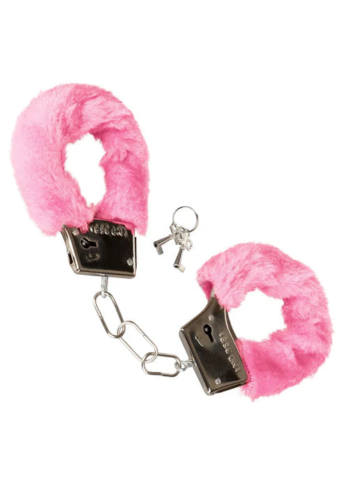 CalExotics - Playful Furry Cuffs – Verstellbare Handschellen mit Fell - Love-Union.de