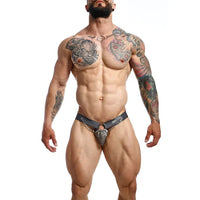 Dngeon – Chainlink Jockstrap PU-Leder