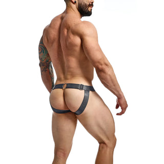 Dngeon – Chainlink Jockstrap PU-Leder