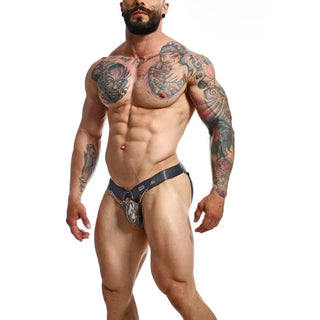 Dngeon – Chainlink Jockstrap PU-Leder