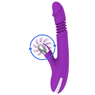 FUN FUNCTION – BUNNY FUNNY UP & DOWN 2.0 Klitorisstimulator & Rabbit Vibrator, 24 cm- Love-union.de