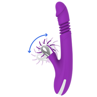 FUN FUNCTION – BUNNY FUNNY UP & DOWN 2.0 Klitorisstimulator & Rabbit Vibrator, 24 cm- Love-union.de