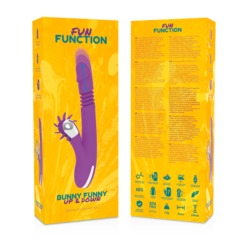BUNNY FUNNY UP & DOWN 2.0 Rabbit Vibrator 24 cm love-union.de BUNNY FUNNY UP & DOWN 2.0 Rabbit Vibrator 24 cm love-union.de