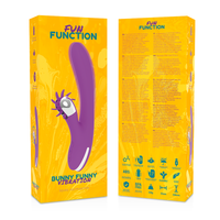 FUN FUNCTION – BUNNY FUNNY VIBRATION 2.0 Klitorisstimulator & Rabbit Vibrator, 24 cm - Love-union.de