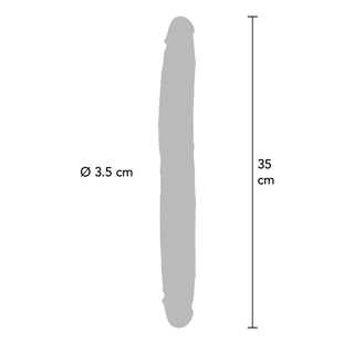 TOYJOY | Gerçek Deri Hissiyatı – Silikon Sünnet Derisi Çiftli Dong 35 cm