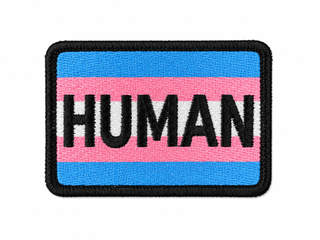 HUMAN Patch – Pride Statement zum Aufbügeln