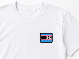HUMAN Patch – Pride Statement zum Aufbügeln