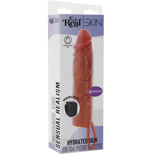 Hydrated Skin Penis Silicone Sleeve Vibrating 20 cm - Love-union.de