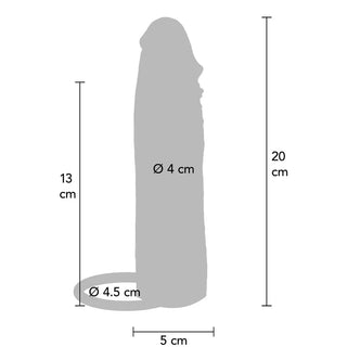 Hydrated Skin Penis Sleeve Silicone 20 cm - Love-Union.de