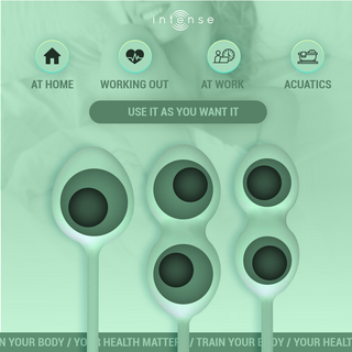 Intense - Set de pelotas para malabares Charlie Kegel verde