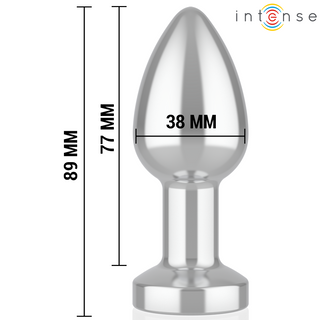 INTENSE | Vibrierender Metall-Analplug mit LED und Fernbedienung - Love-Union.de