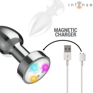 INTENSE | Vibrierender Metall-Analplug mit LED und Fernbedienung - Love-Union.de