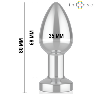 INTENSE | Vibrierender Metall-Analplug mit LED und Fernbedienung - Love-Union.de