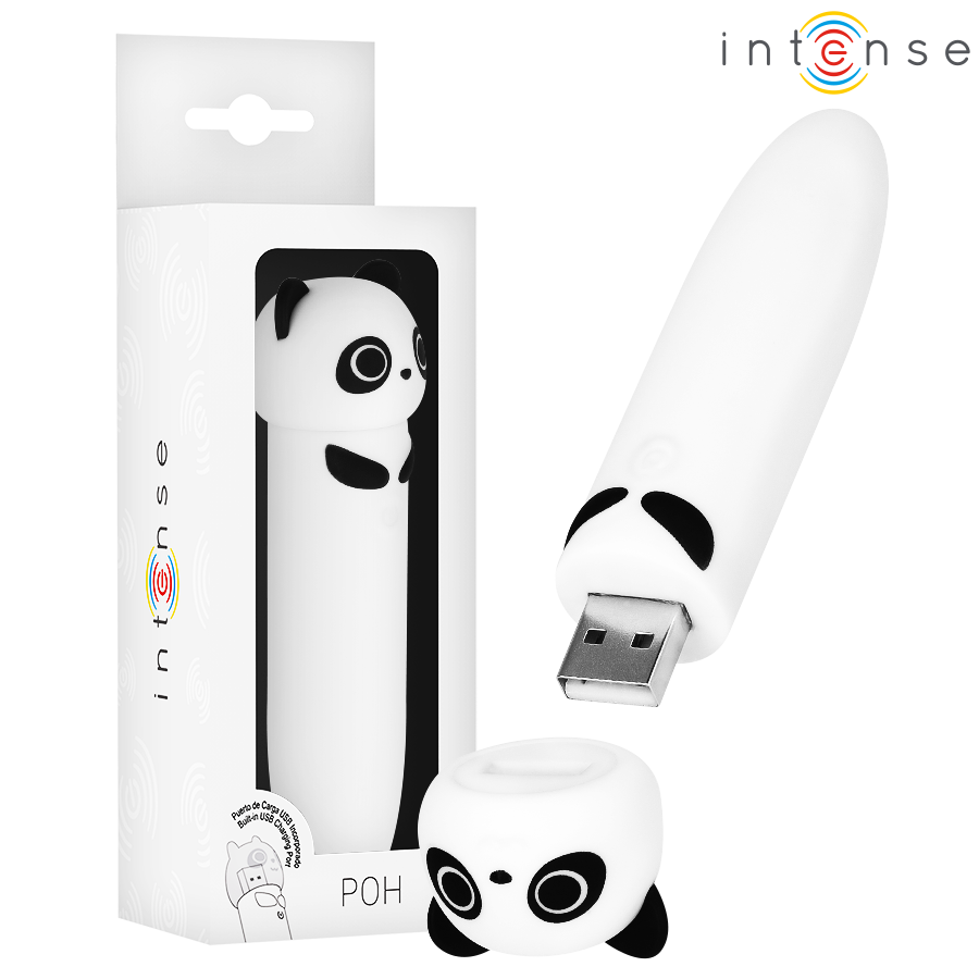 Intense Poh - Bulletvibrator im Pandadesign