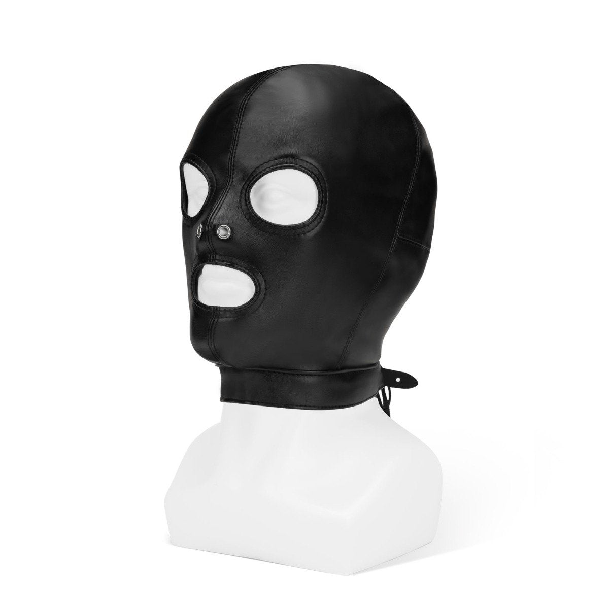 Me You Us – Black Hood with Eye, Nose, and Mouth Openings - Love-Union.de