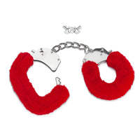 Me You Us – Fell-Handschellen aus Metall, Rot - Love-Union.de