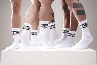 Mister B | Crew Socks Top – Kinky Sportsocken im 2er-Pack - Love-Union.de