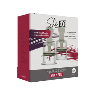 She.E.O – Nipple & Clitoral Suckers (S/M und M/L)