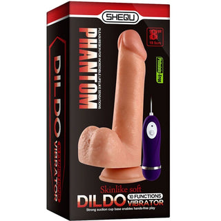 SHEQU - ADAM VIBRATORDILDO MIT FERNBEDIENUNG 21 CM by Dreamlove SL