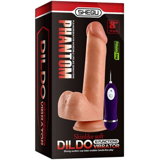 SHEQU - PHANTOM VIBRIERENDER DILDO MIT FERNBEDIENUNG 20 CM by Dreamlove SL