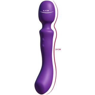 She.E.O – Dual-Sided Massaging Vibrating Wand (Rundkopf & Kontur-Vibrator) - Love-Union.de