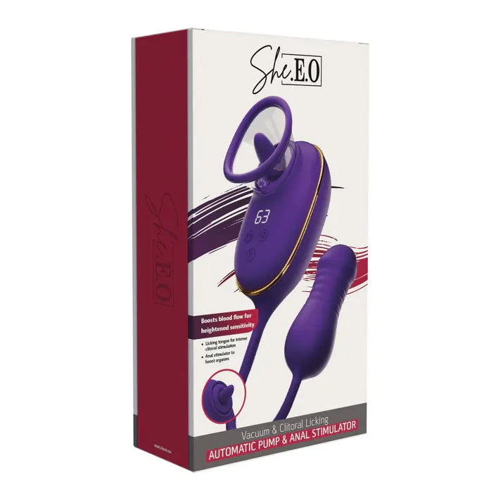 She.E.O Leckende Clitoris-Pumpe mit Anal-Stimulator love-union.de She.E.O Leckende Clitoris-Pumpe mit Anal-Stimulator love-union.de