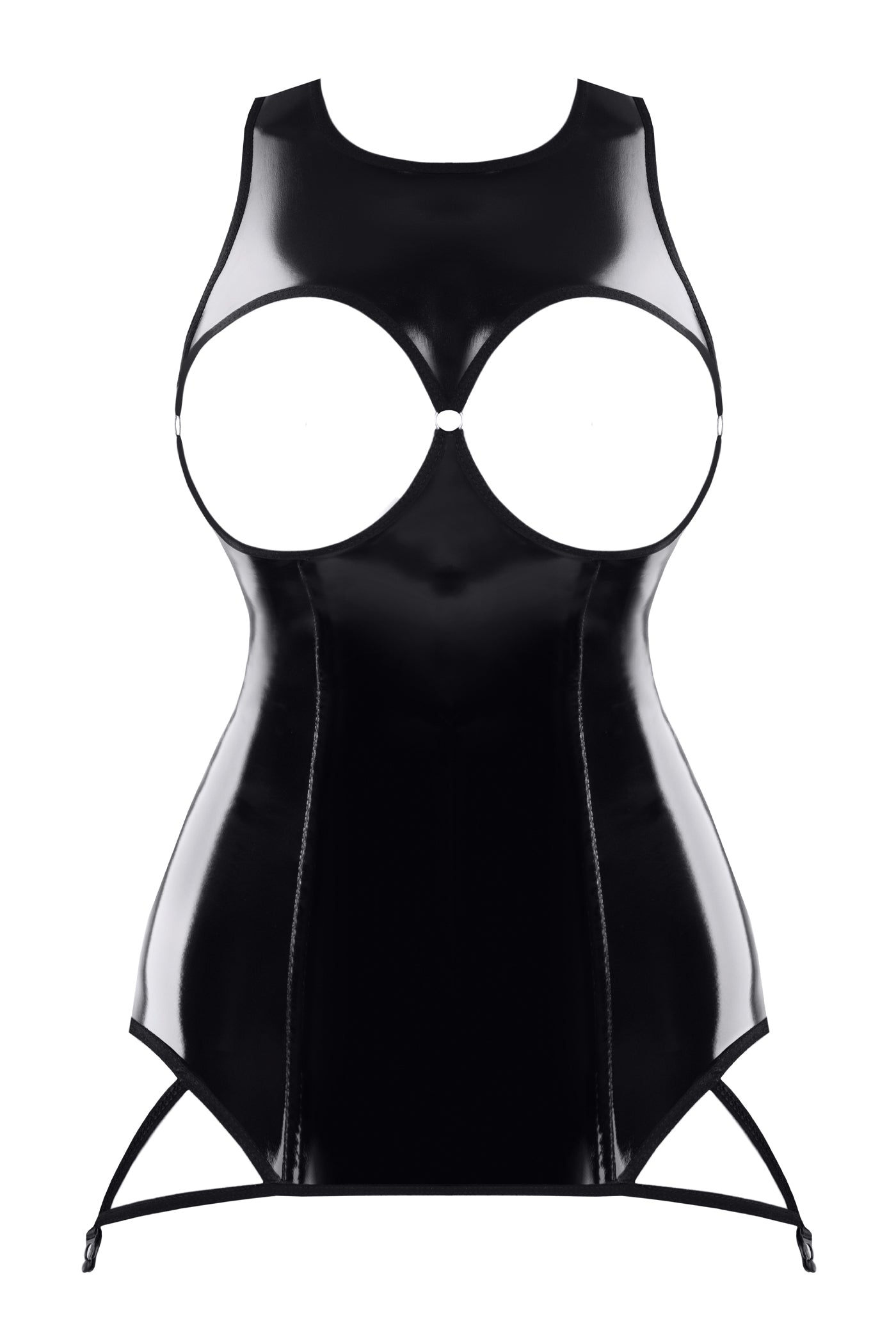 Xanna - Black, PVC Dress - Love-union.de