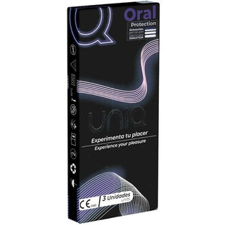 UNIQ – Classic Latexfreies Oralschutztuch / Dental Dam (3 Stück)