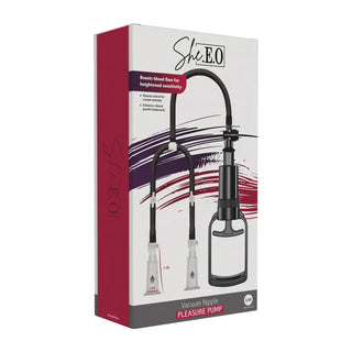 She.E.O – Vacuum Nipple Pleasure Pump (S/M & M/L)