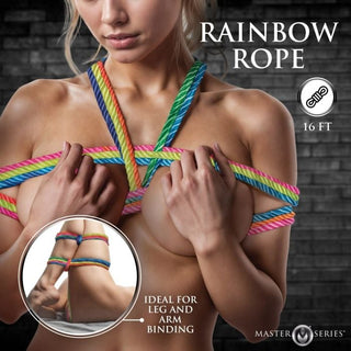 Master Series - BDSM Rainbow Rope - LoveUnion.de