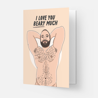 Beary much - LGBTQ+ Grußkarte by Kaart Blanche