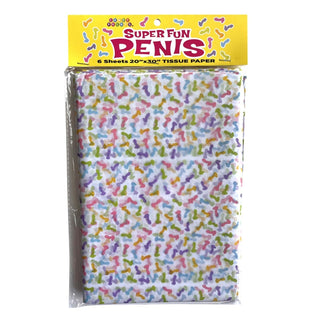 SUPER FUN PENIS TISSUE PAPER