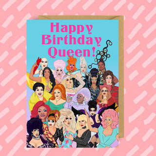 Birthday card for the queen | Ru Paul's Drag Race | LGBT | Rupaul