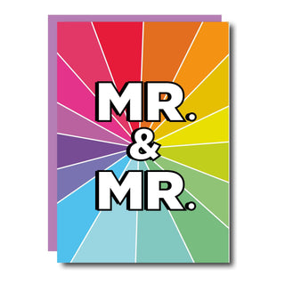 MR & MR LGBTQ+ Hochzeitsgrußkarte by Studio Soph