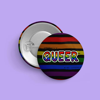 Queer Pin – LGBTQ+ Button für Identität, Vielfalt & Sichtbarkeit (32 mm)