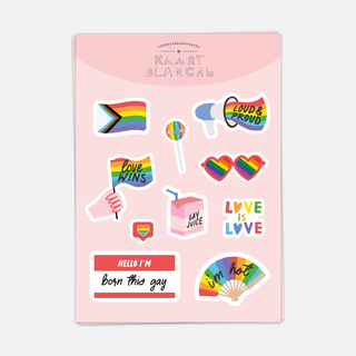 Stickerbogen Pride - love-union.de