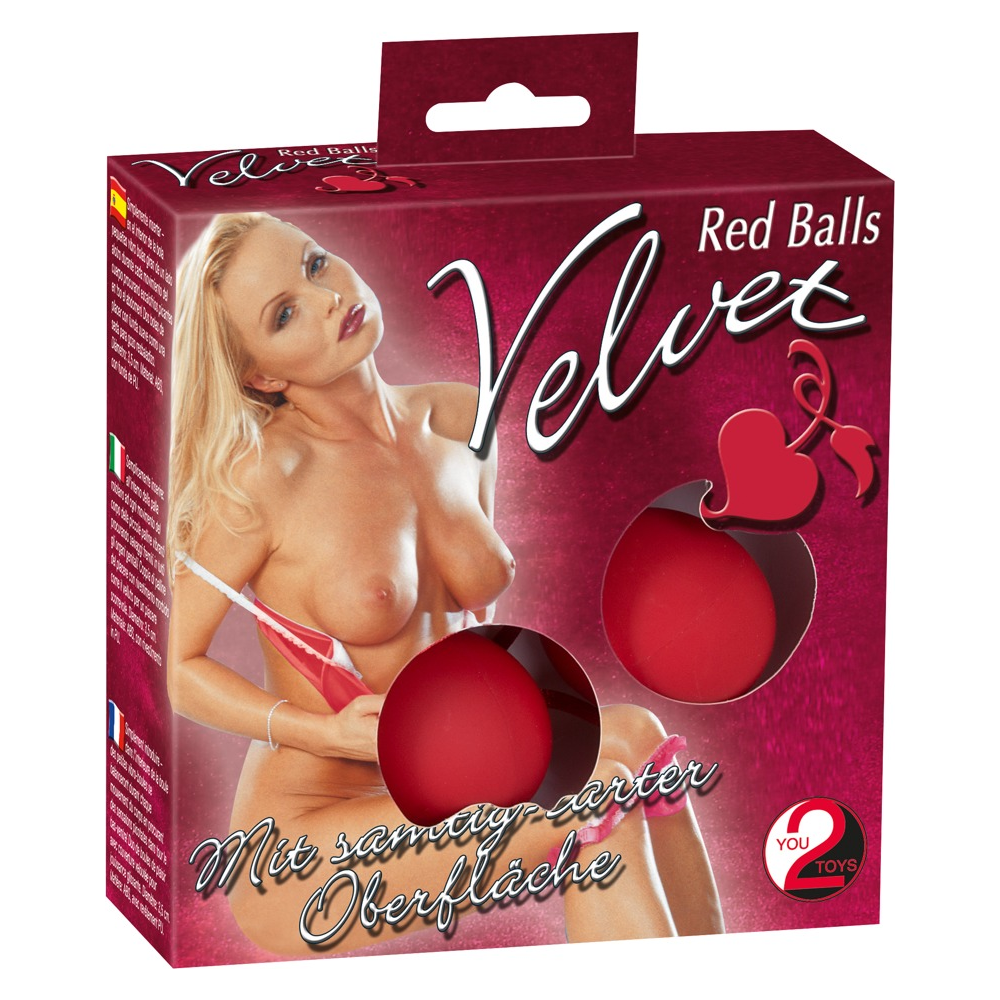 Red balls Velvet - love-union.de