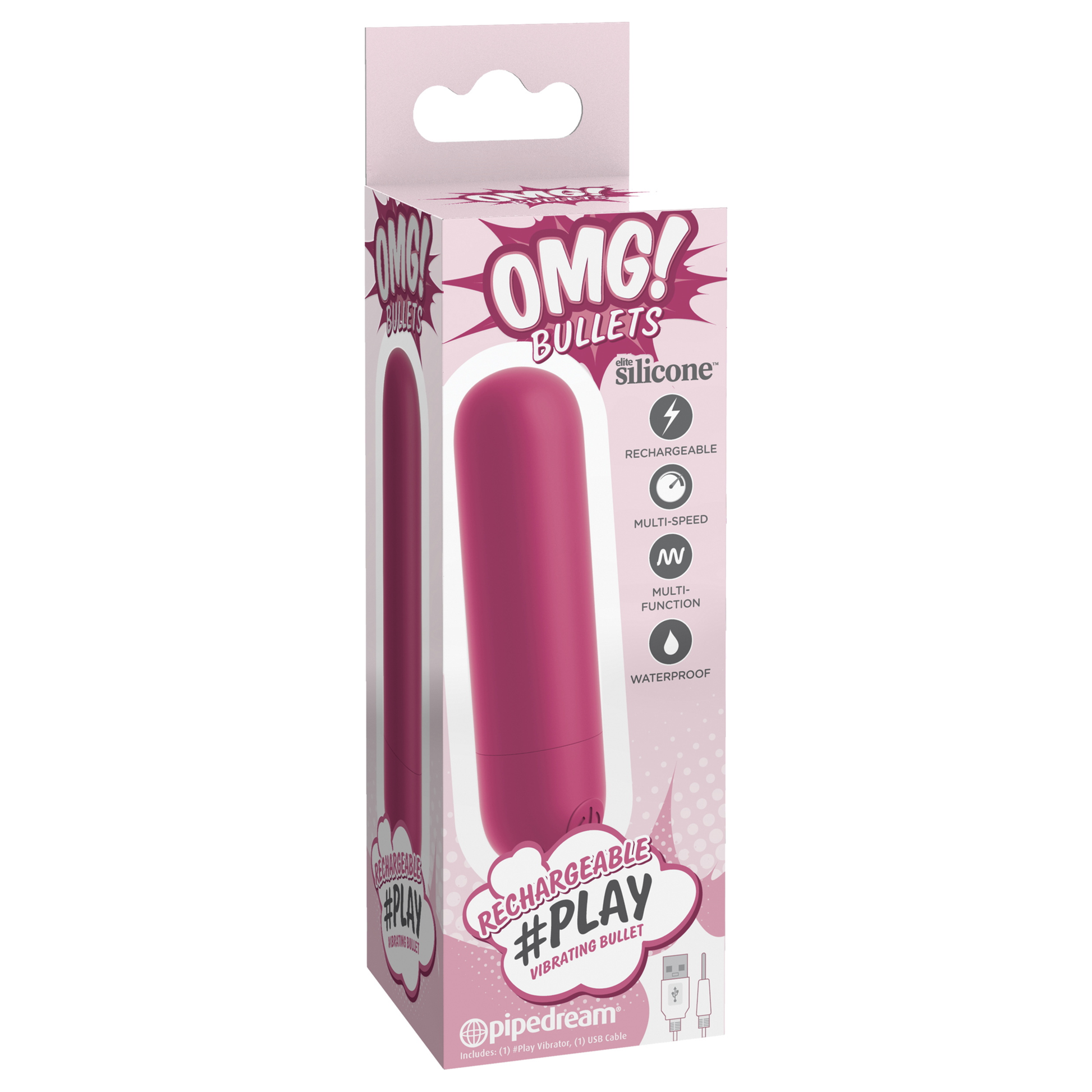 Rechargeable #Play Vibrating Bullet - love-union.de