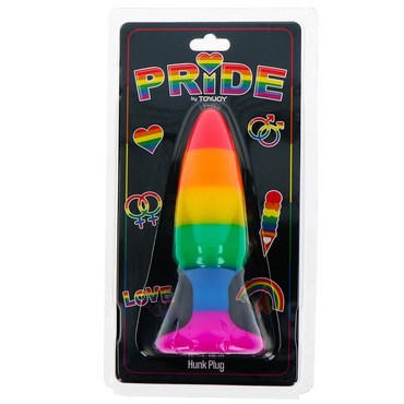 Pride Flag Hunk Plug 10,5cm - love-union.de