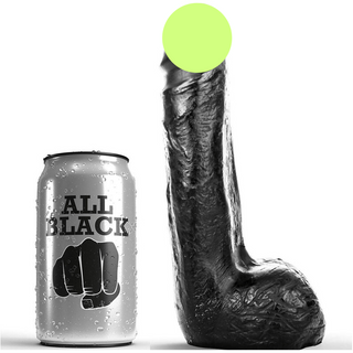 Weicher Schwarzer Realistischer Dildo 20 cm - love-union.de