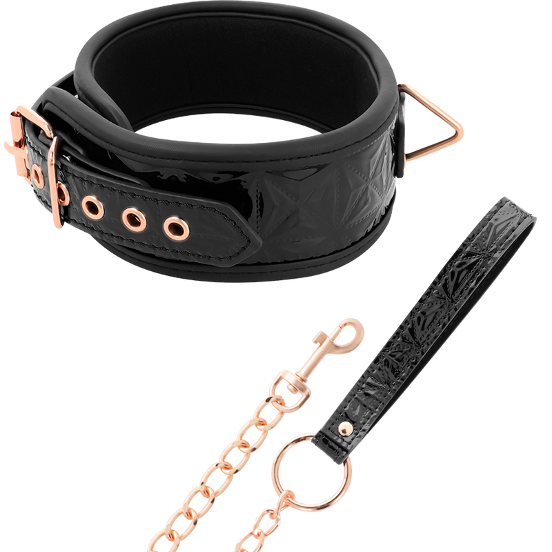 Black Edition Premium Veganes Lederhalsband - love-union.de