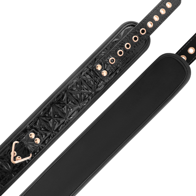 Black Edition Premium Veganes Lederhalsband - love-union.de