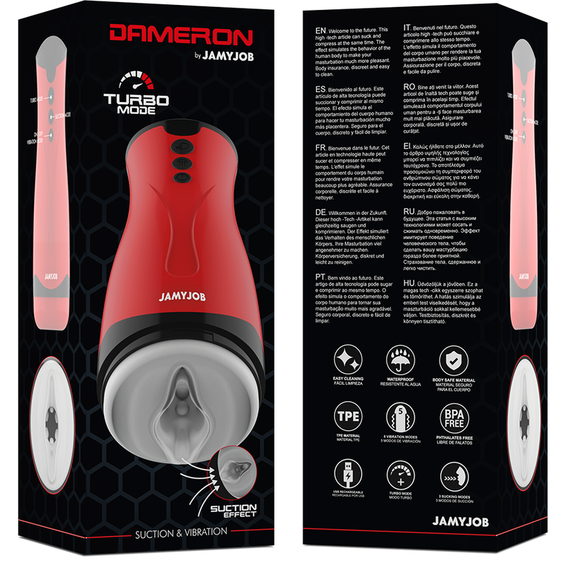 DAMERON SAUG- UND VIBRATIONSMASTURBATOR - Love-union.de