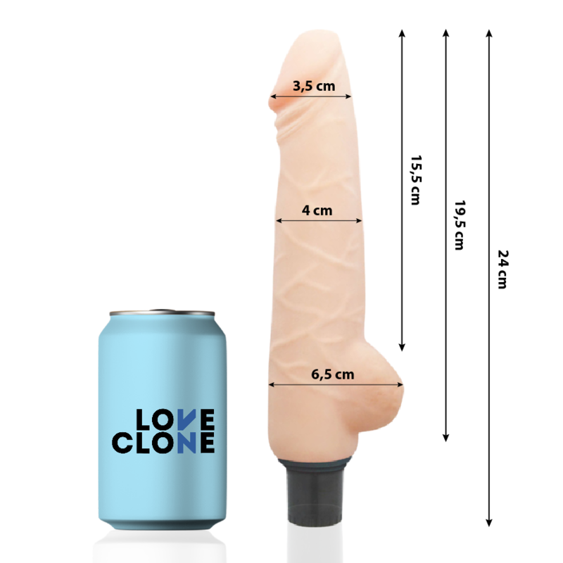 Harald selbstschmierender Vibrator 24cm - love-union.de