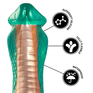 Epic Python - Grüne Cobra - love-union.de - Supersoft SIlicone - Fully Flexible - Waterproof